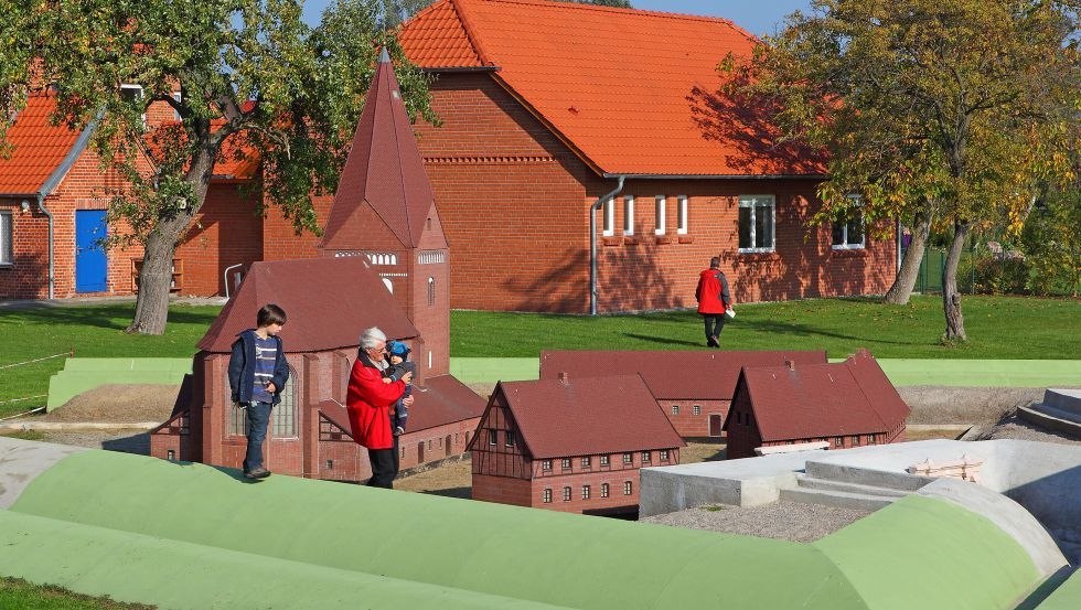 Maßstabgerechtes Modell der Festung Kirchdorf, © Kurverwaltung Ostseebad Insel Poel