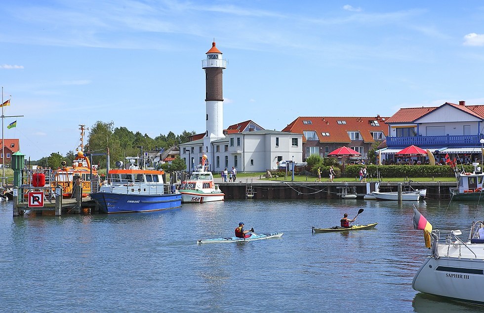 Der Leuchtturm im Timmendorfer Hafen, © Kurverwaltung Ostseebad Insel Poel, René Legrand
